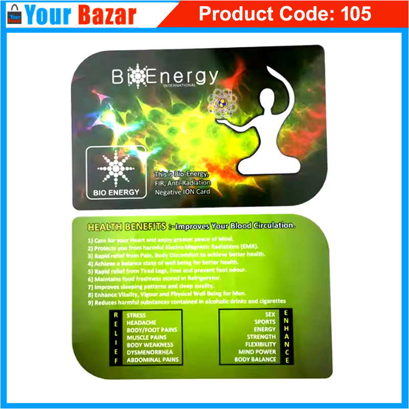 Anti Radiation Bio Energy Card